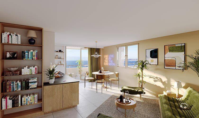 Appartement 3 pièces 77 m² · à Marseille 15ème Arrondissement · 77,2 m² · 265 508 €