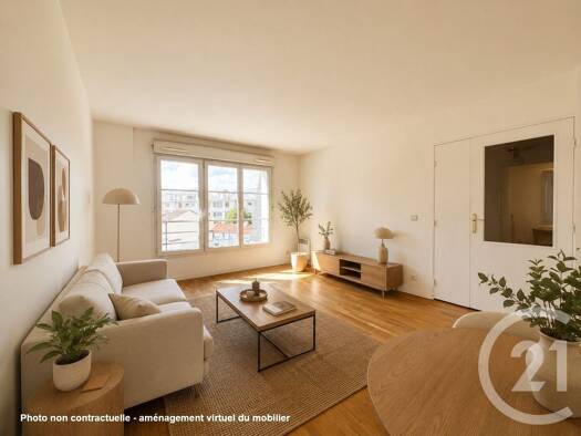 Appartement à vendre 279 000 € 2 pièces 1 chambre 46,66 m² 3ème étage Maisons-Alfort 94700