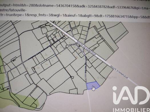 Terrain à vendre 12 000 € 3 635 m² de terrain Fatouville-Grestain 27210
