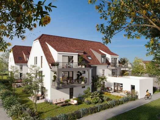 Appartement à vendre - neuf 240 000 € 3 pièces 66 m² 2ème étage Gries 67240