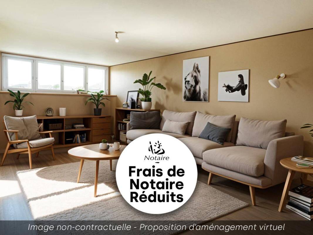 Appartement 1 pièce 38 m² · à Harfleur · 38 m² · 62 500 €
