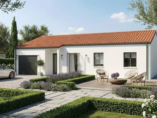 Terrain avec maison neuve à vendre 168 700 € 4 pièces 3 chambres 88 m² 900 m² de terrain Palinges 71430