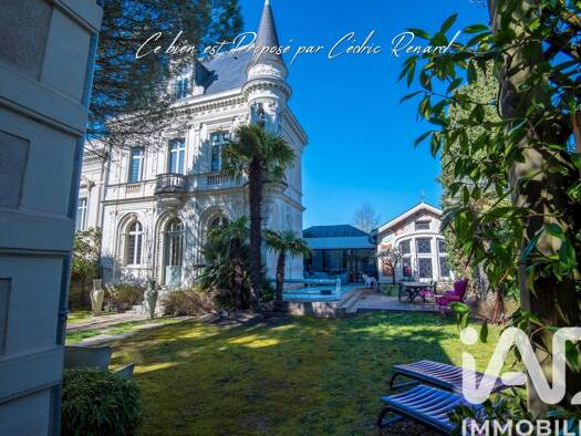 Demeure à vendre 1 590 000 € 10 pièces 4 chambres 225 m² 624 m² de terrain Madeleine-Saint Léonard-Justices Angers 49000