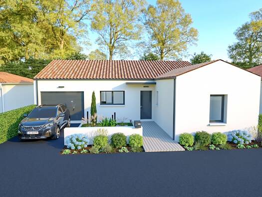 Terrain avec maison neuve à vendre 212 547 € 1 pièce 1 chambre 81 m² 474 m² de terrain Sèvremont 85700