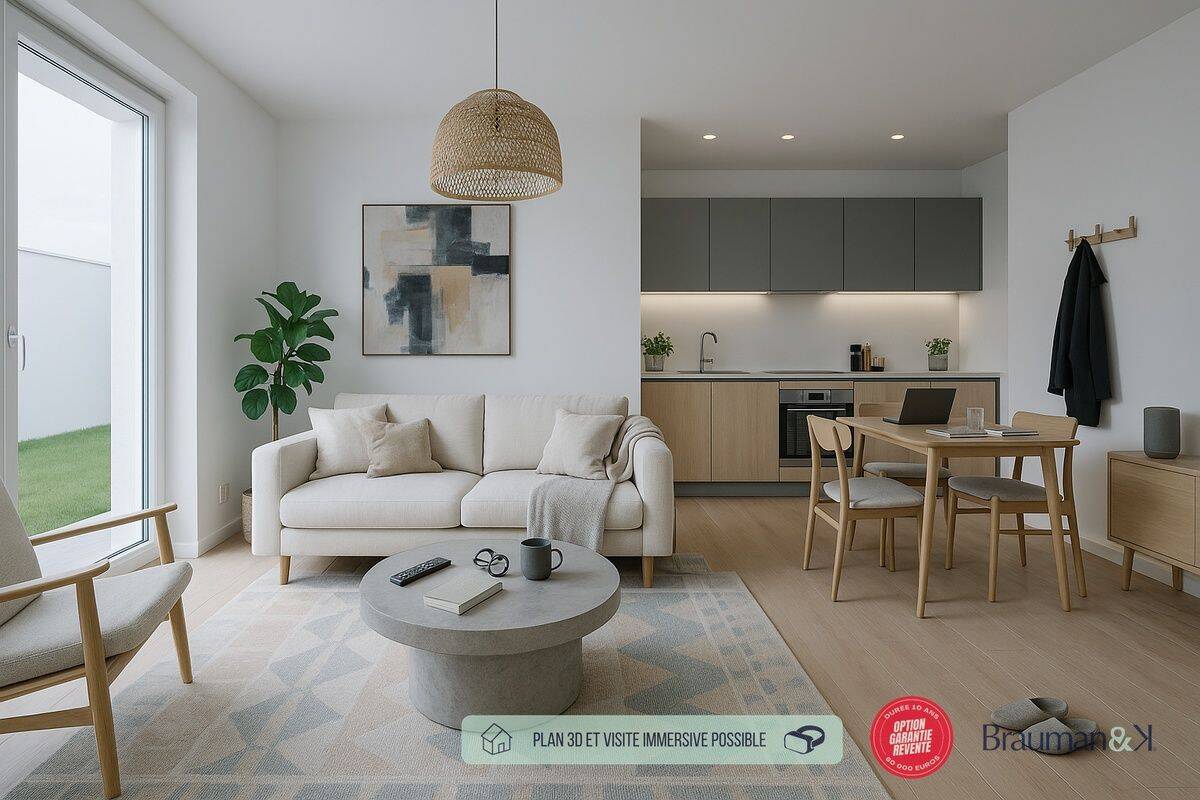 Appartement 3 pièces 59 m² · à Mondeville · 59 m² · 218 000 €