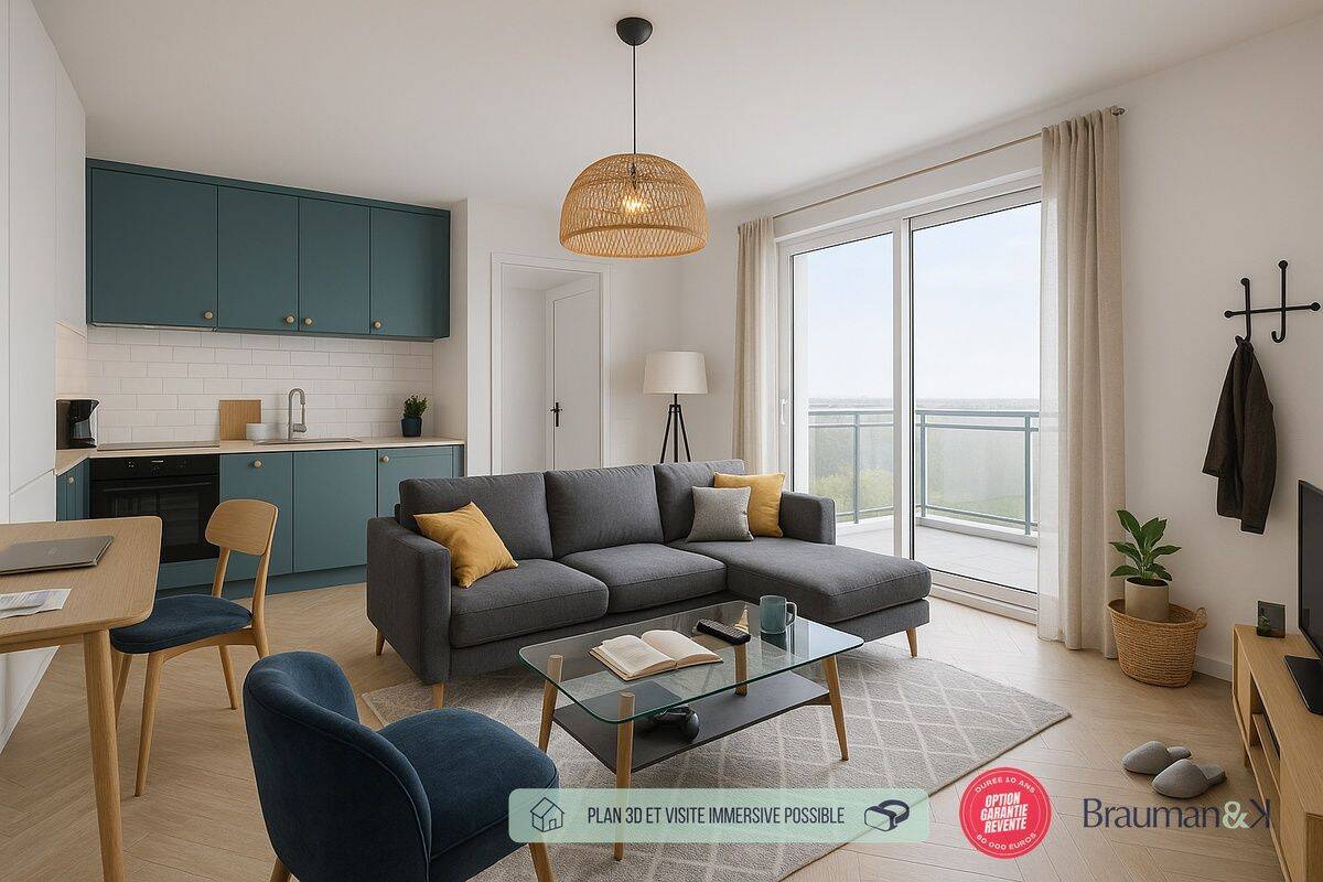Appartement 1 pièce 29 m² · à Angers · 29 m² · 145 337 €