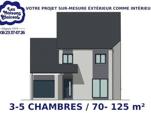 Terrain avec maison neuve à vendre 325 000 € 5 pièces 3 chambres 80 m² 621 m² de terrain Ouest Marcoussis 91460