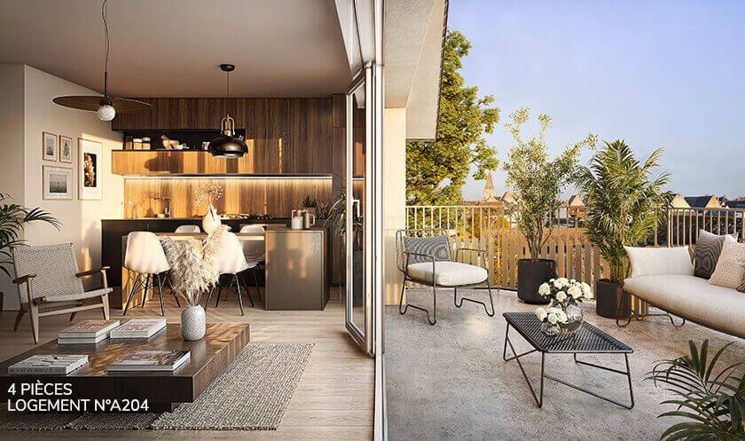 Appartement 2 pièces 46 m² · à Bléré · 46 m² · 169 900 €