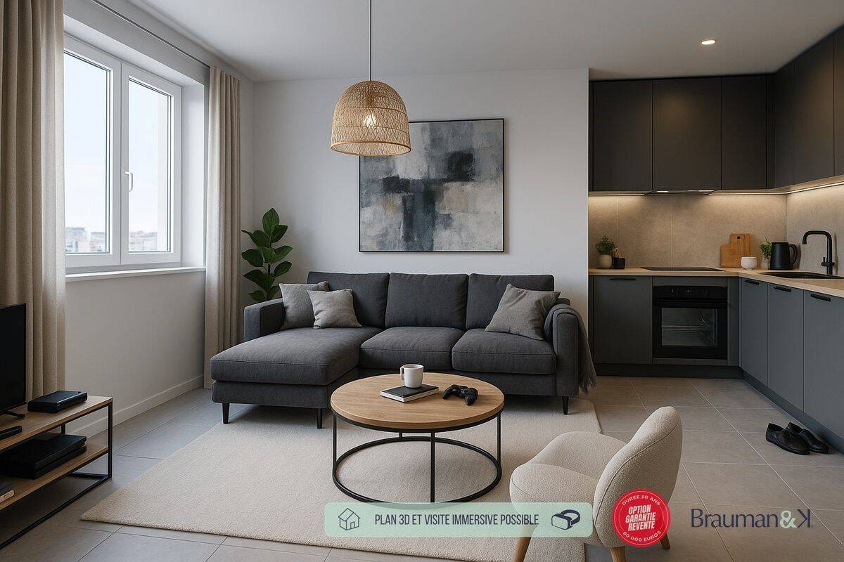 Appartement 2 pièces 35 m² · à Ivry-sur-Seine · 35 m² · 215 593 €