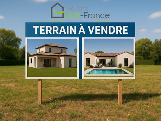 Terrain constructible viabilisé à vendre 250 000 € 1 000 m² de terrain ZI Le Tubé-La Bayanne Istres 13800