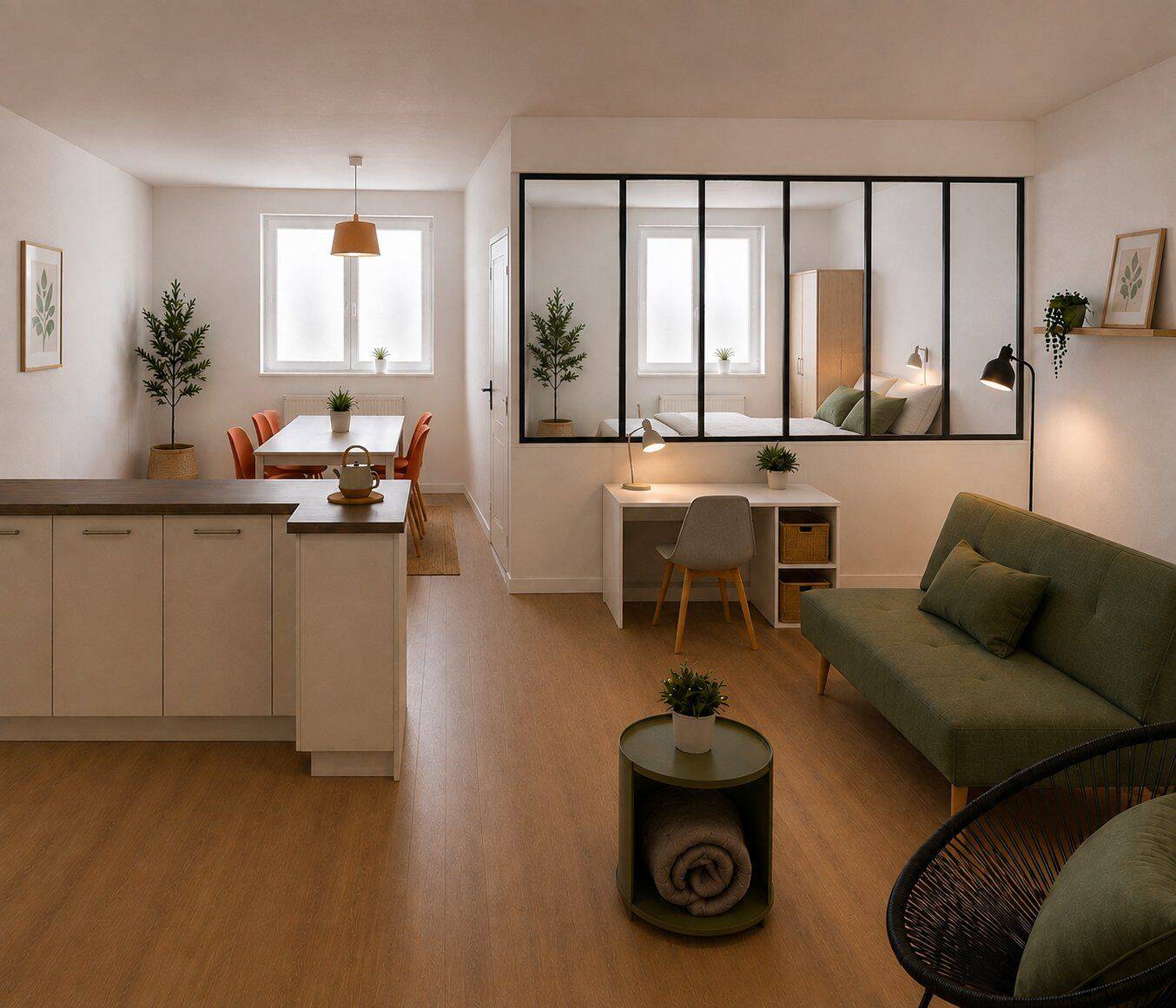 Appartement 2 pièces 56 m² · à Orléans · 56 m² · 840 €