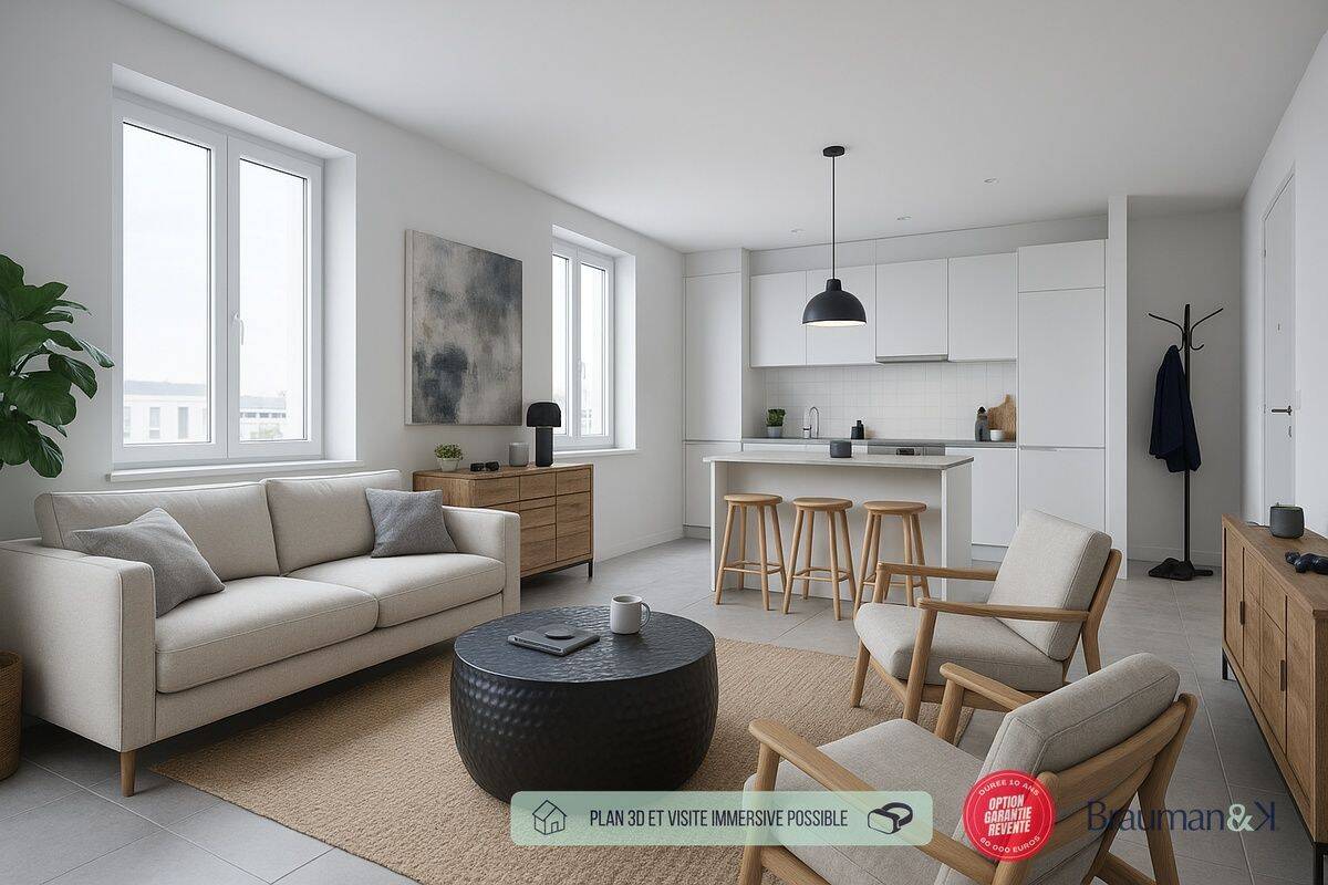 Appartement 3 pièces 68 m² · à La Motte-Servolex · 68 m² · 350 000 €