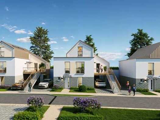 Duplex à vendre - neuf 325 000 € 3 pièces 2 chambres 69 m² dès le 30/06/2026 Est Sud Claye-Souilly 77410