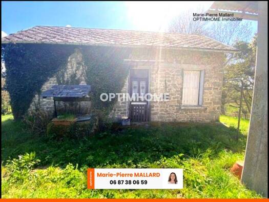 Maison à vendre 42 000 € 4 pièces 2 chambres 105 m² 1 355 m² de terrain Lépinas 23150