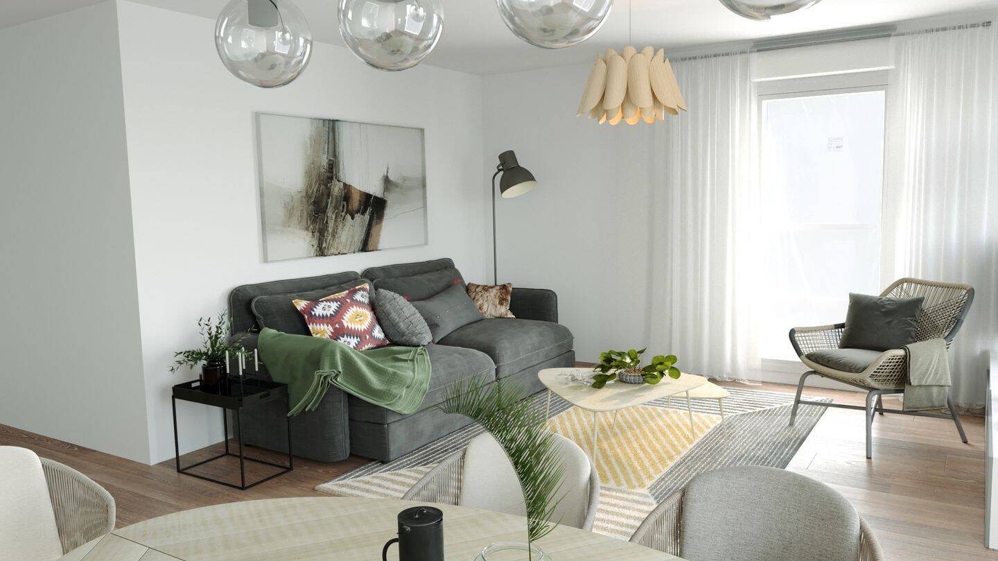 Appartement 3 pièces 68 m² · à Marseille 15ème Arrondissement · 67,6 m² · 266 000 €