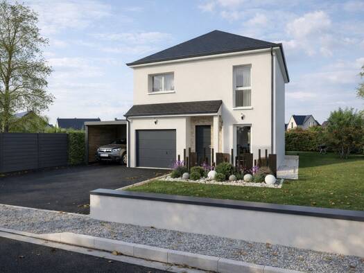 Terrain avec maison neuve à vendre 235 158 € 4 pièces 3 chambres 90 m² 293 m² de terrain Trélazé 49800