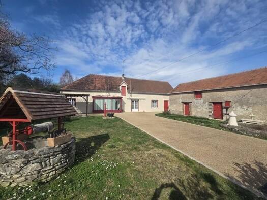 Maison à vendre 153 700 € 3 pièces 2 chambres 87 m² 4 202 m² de terrain Saulnay 36290