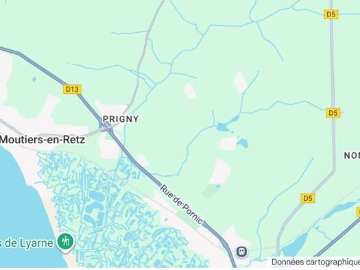 Terrain constructible à vendre 249 000 € 1 095 m² de terrain Les Moutiers-en-Retz 44760
