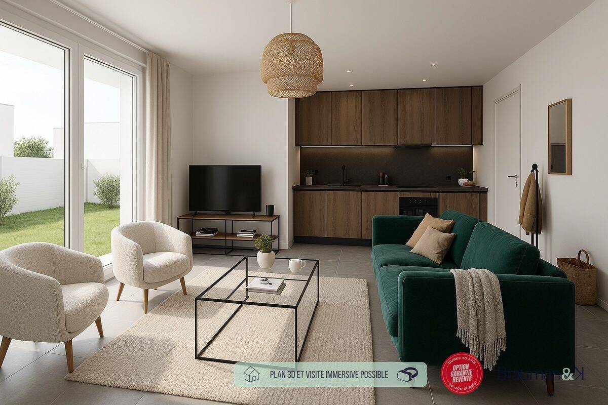 Appartement 2 pièces 41 m² · à Bréal-sous-Montfort · 41 m² · 159 100 €