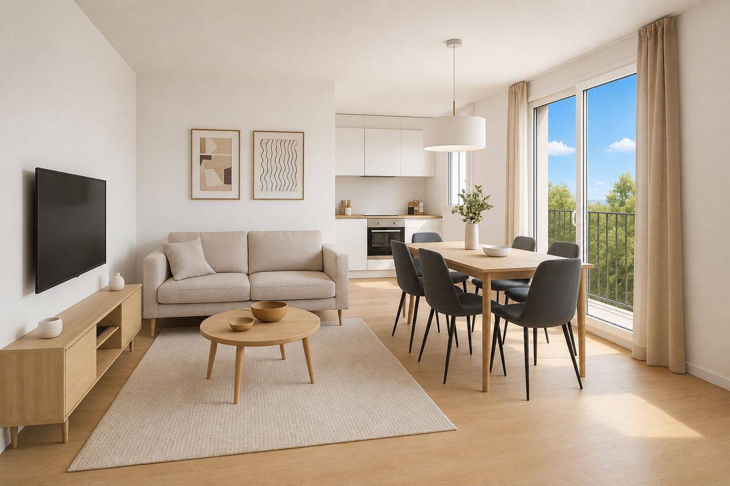 Appartement 3 pièces 54 m² · à La Roche-sur-Yon · 54 m² · 218 000 €