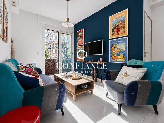 Appartement à vendre 285 000 € 2 pièces 1 chambre 29,1 m² Étage 2/7 Lepante Nice 06000