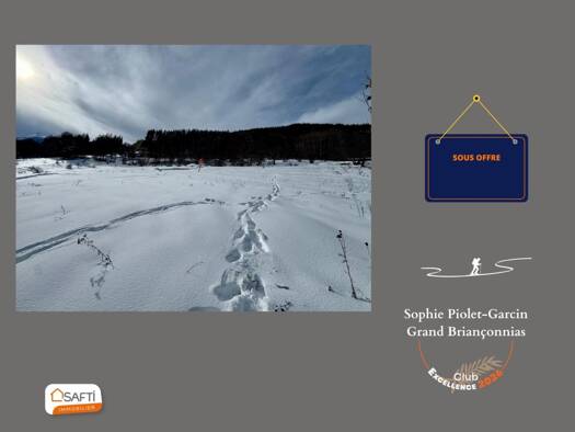 Terrain constructible viabilisé à vendre 245 000 € 980 m² de terrain Briancon Sud Briançon 05100