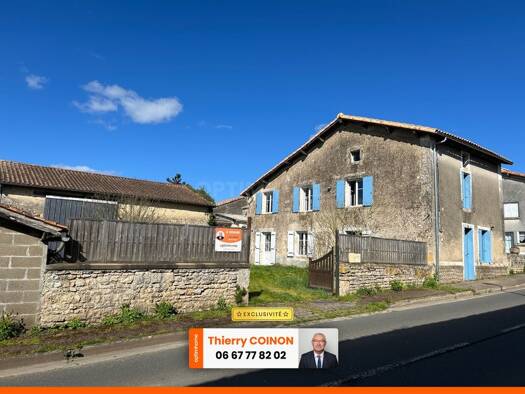 Maison à vendre 99 000 € 5 pièces 2 chambres 111 m² 1 310 m² de terrain Soudan 79800
