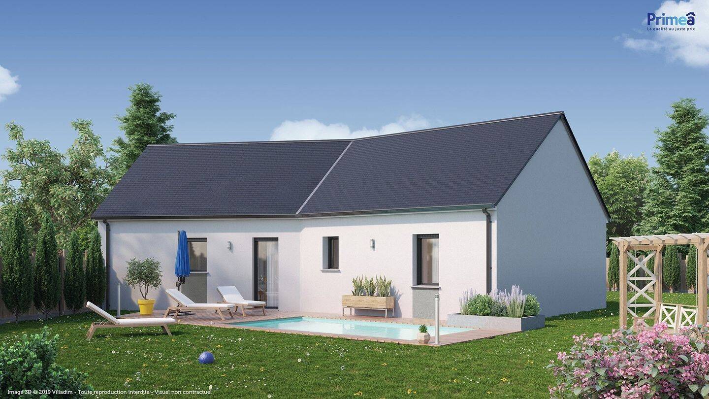 Maison 4 pièces 83 m² · à Manthelan · 83 m² · 153 440 €