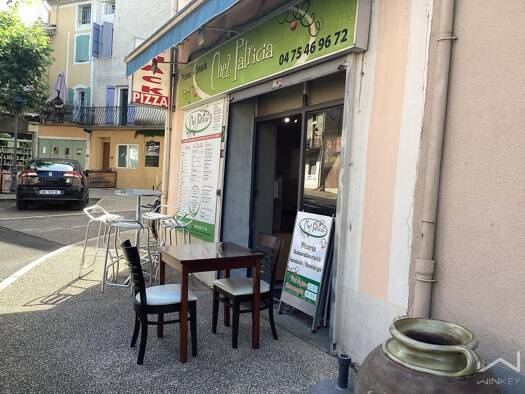 Pizzeria à vendre Fonds de commerce 55 000 € 55 m² d'espace de restauration Tulette 26790