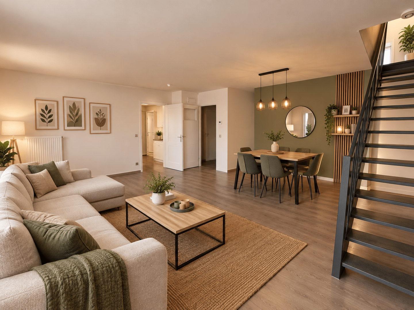 Appartement 4 pièces 93 m² · à La Madeleine · 93 m² · 1 095 €/mois