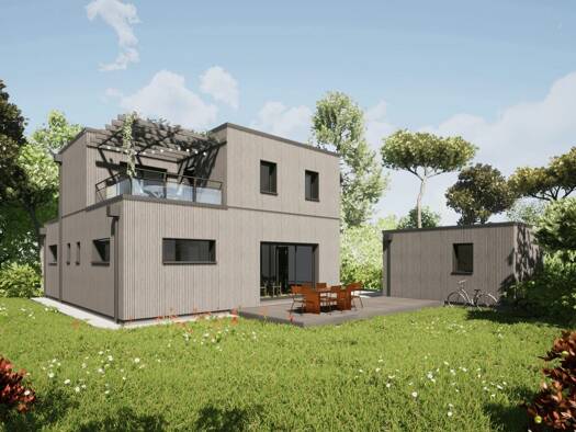 Terrain avec maison neuve à vendre 395 000 € 4 pièces 3 chambres 95 m² 391 m² de terrain La Chapelle-sur-Erdre 44240
