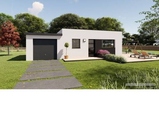 Terrain avec maison neuve à vendre 203 900 € 4 pièces 3 chambres 81 m² 365 m² de terrain Saint-Martin-des-Champs 29600