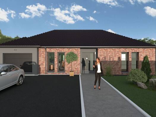 Terrain avec maison neuve à vendre 374 400 € 4 pièces 3 chambres 122 m² 513 m² de terrain Place d'Armes et du Barlet Douai 59500
