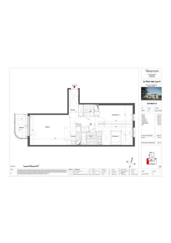 Appartement 3 pièces 68 m² · à Thiais · 68 m² · 1 095 €/mois