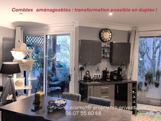 Appartement à vendre 220 000 € 4 pièces 3 chambres 78,9 m² Étage 2/2 Sud Ouest Eybens 38320