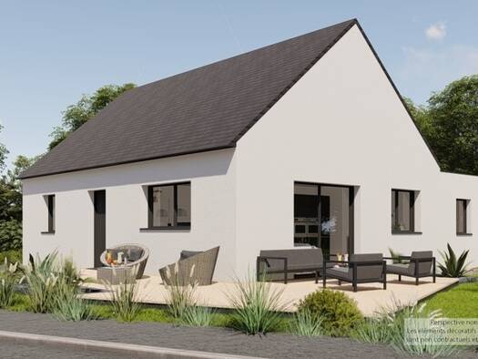 Terrain avec maison neuve à vendre 198 000 € 4 pièces 2 chambres 70 m² 480 m² de terrain Henvic 29670