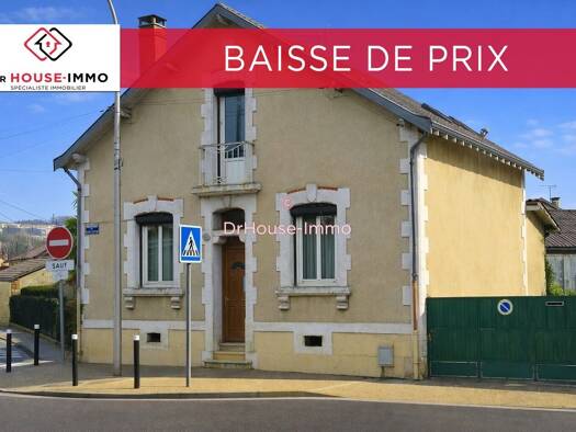 Maison à vendre 277 000 € 6 pièces 3 chambres 128 m² 480 m² de terrain Les Mondoux Périgueux 24000
