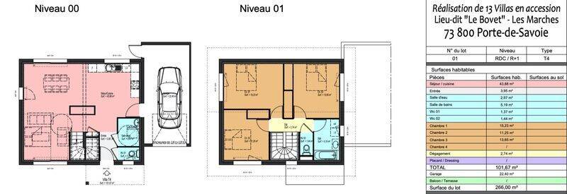 Maison 4 pièces 102 m² · à Porte-de-Savoie · 102 m² · 409 000 €