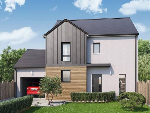 Terrain avec maison neuve à vendre 206 645 € 4 pièces 3 chambres 89 m² 1 549 m² de terrain Draché 37800
