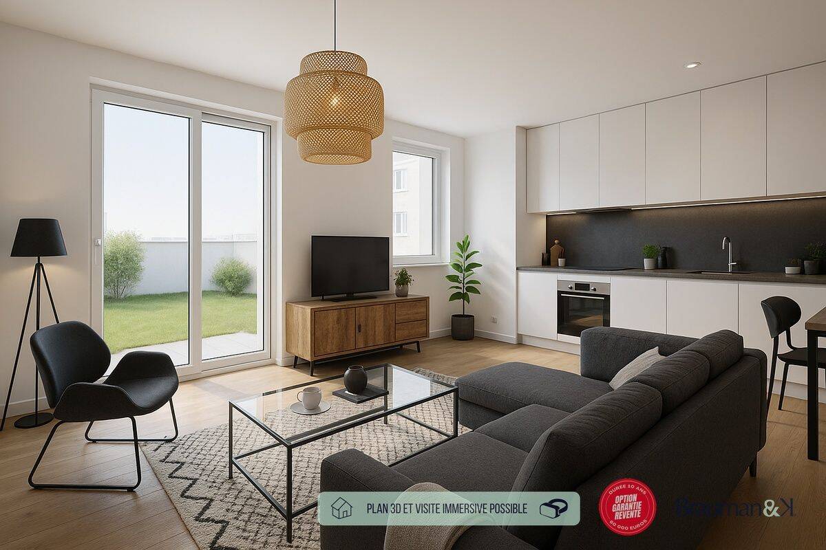 Appartement 2 pièces 40 m² · à Mantes-la-Jolie · 40 m² · 206 000 €