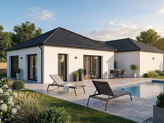Terrain avec maison neuve à vendre 215 442 € 4 pièces 3 chambres 96 m² 521 m² de terrain Sainte-Maure-de-Touraine 37800