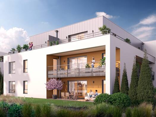 Appartement à vendre - neuf 185 000 € 2 pièces 48,9 m² RDC dès le 01/04/2027 La Seille-Rive Gauche Marly 57155