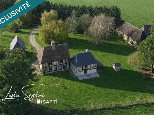 Demeure à vendre 589 000 € 6 pièces 3 chambres 163 m² 20 077 m² de terrain Saint-Pierre-sur-Dives 14170