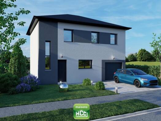 Terrain avec maison neuve à vendre 350 000 € 5 pièces 4 chambres 107 m² Haucourt-Moulaine 54860