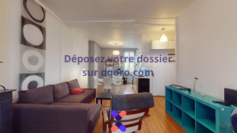 Appartement à louer 725 € 2 pièces 1 chambre 45,6 m² 1er étage Clemenceau Dijon 21000