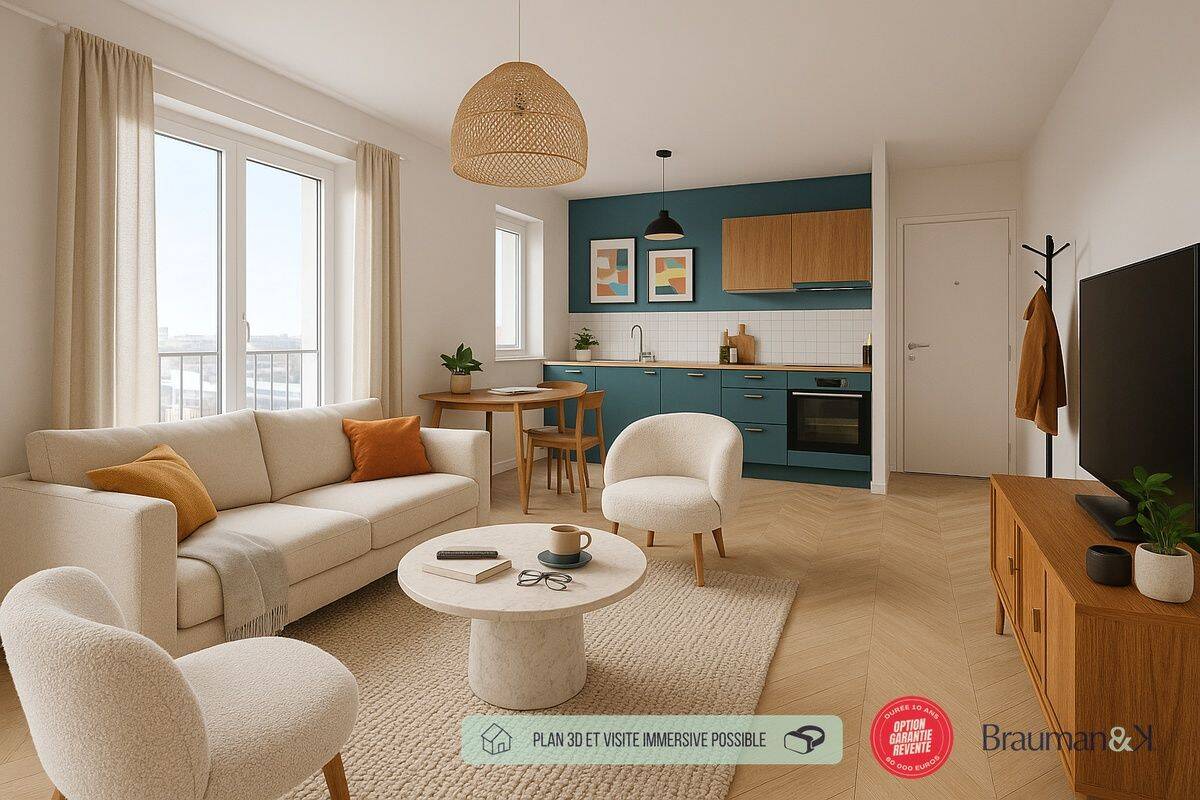 Appartement 1 pièce 26 m² · à Village-Neuf · 26 m² · 122 000 €