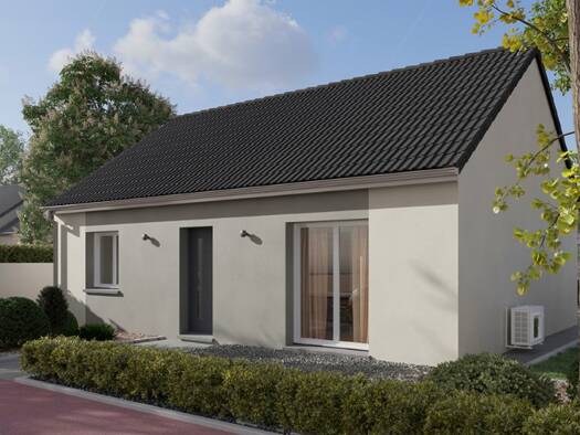 Terrain avec maison neuve à vendre 210 980 € 4 pièces 2 chambres 60 m² 512 m² de terrain Flins-Neuve-Église 78790