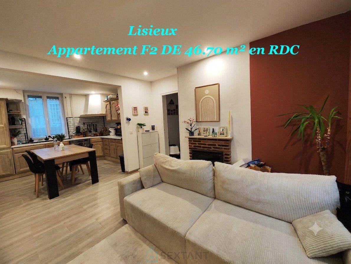 Appartement 2 pièces 46 m² · à Lisieux · 46 m² · 99 000 €