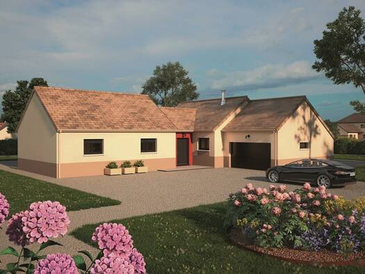 Terrain avec maison neuve à vendre 340 410 € 5 pièces 3 chambres 120 m² 589 m² de terrain Champenard 27600