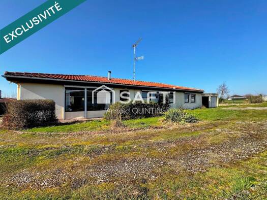 Maison de plain-pied à vendre 149 000 € 5 pièces 3 chambres 124 m² 970 m² de terrain Étain 55400